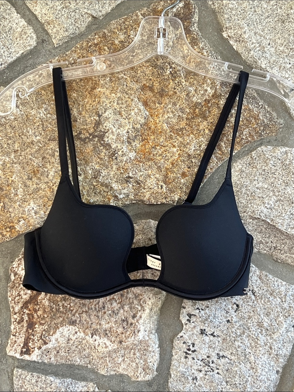 Fleur du Mal Black Molded T-Shirt Bra